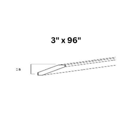 Sterling Shaker Angled Crown Molding 3 1/4' X 96'