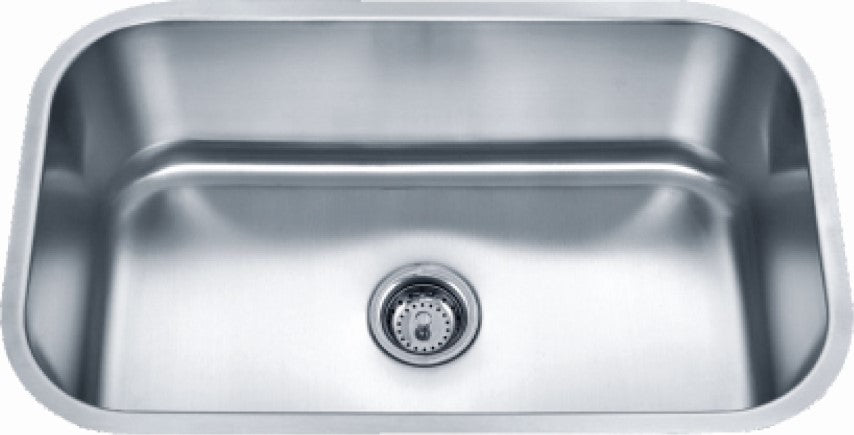 Single Undermount Sink 18G 30' X 18' X 9'