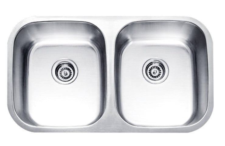 Double Undermount Sink 50/50 18G 32' X 19' X 9'