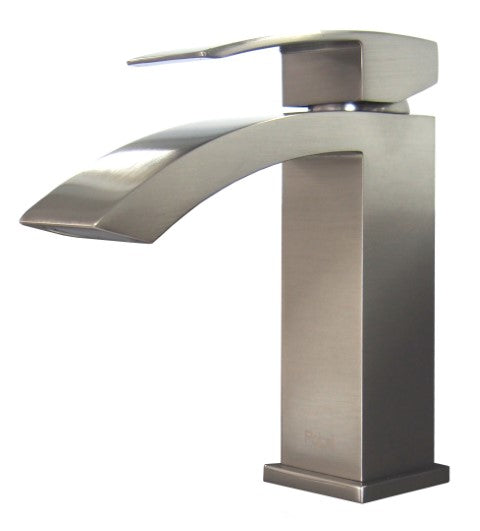 Ratel Single Handle Bathroom Faucet 6 3/10' X 6 2/3' Brushed Nickel