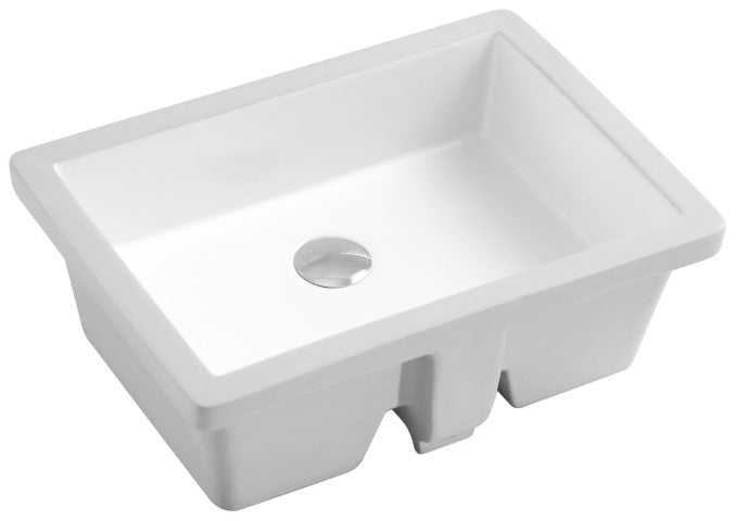 Ceramic Square Undermount Sink 19 1/2'L X 14'W X 6 13/16'H