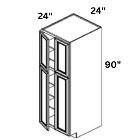 Soda Shaker Wall Pantry 24X90X24' Without Drawer